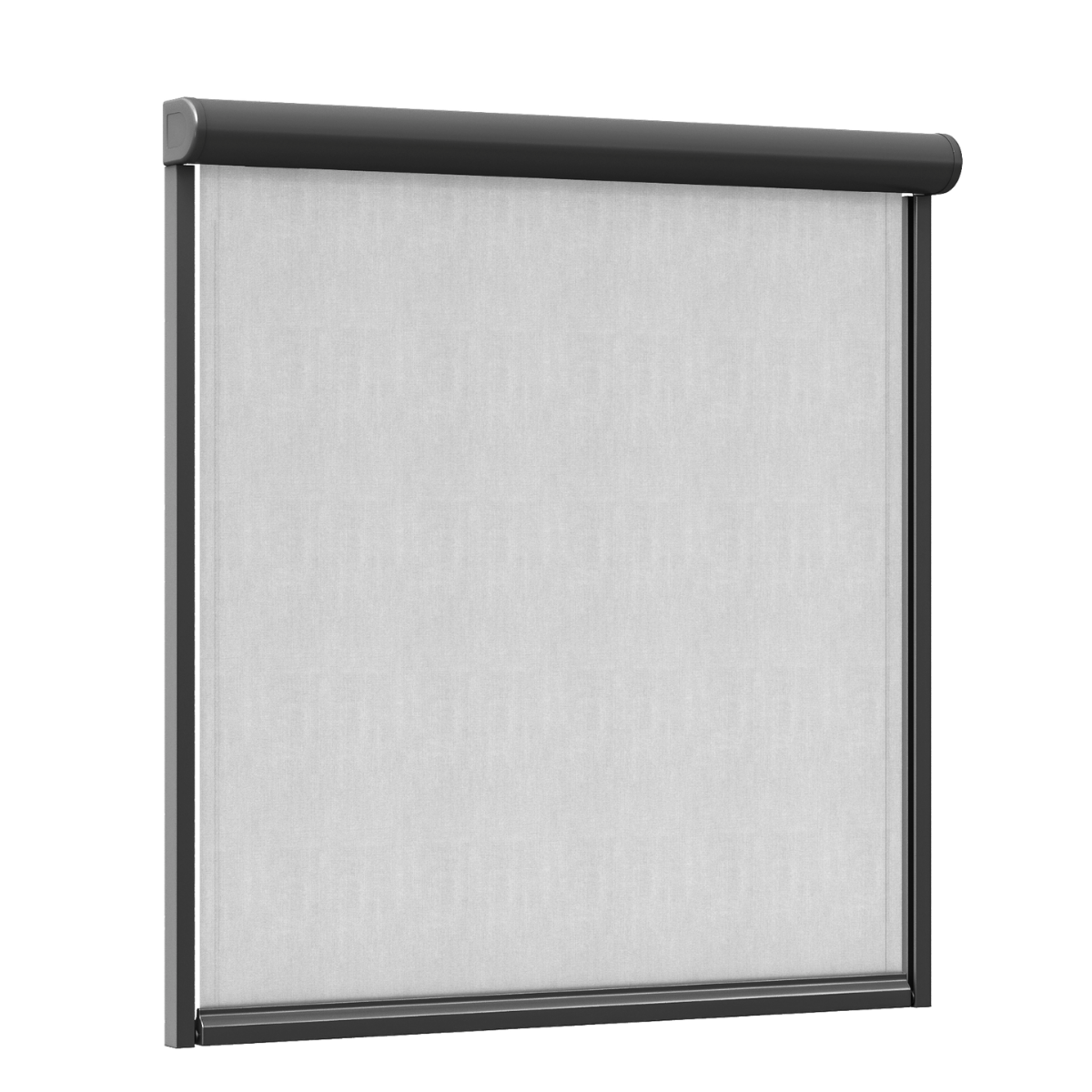 Varisol F100 - Schlanke Senkrechtmarkise mit Seil oder Schiene