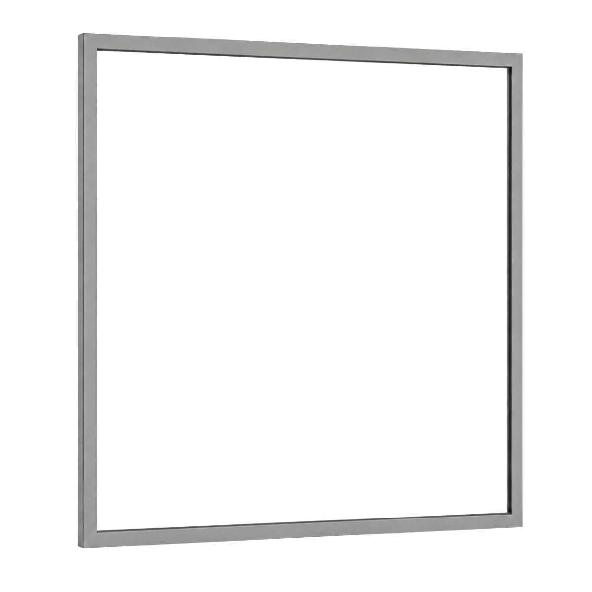 Festelement (Seitenwand) 1-teilig, ohne Sprosse in Graualuminium (RAL 9007), ohne Glas