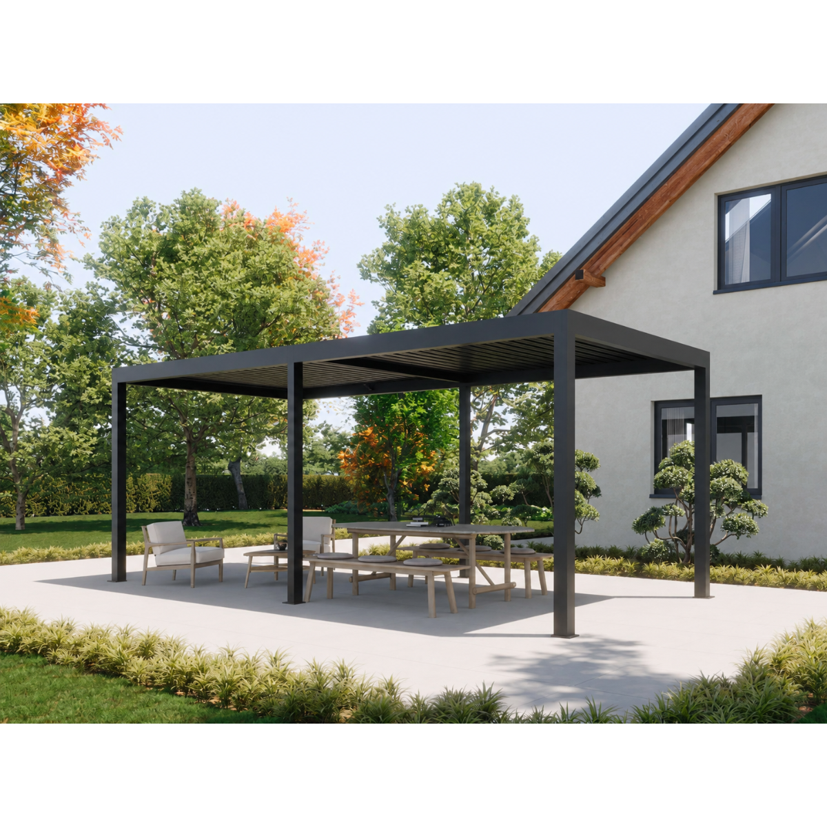 Lamellen Pergola