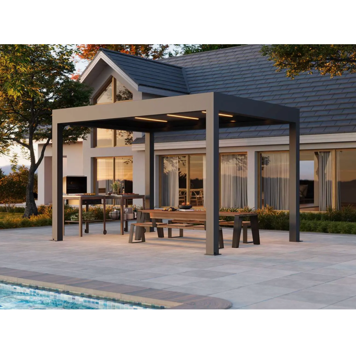 Lamellen Pergola Premium