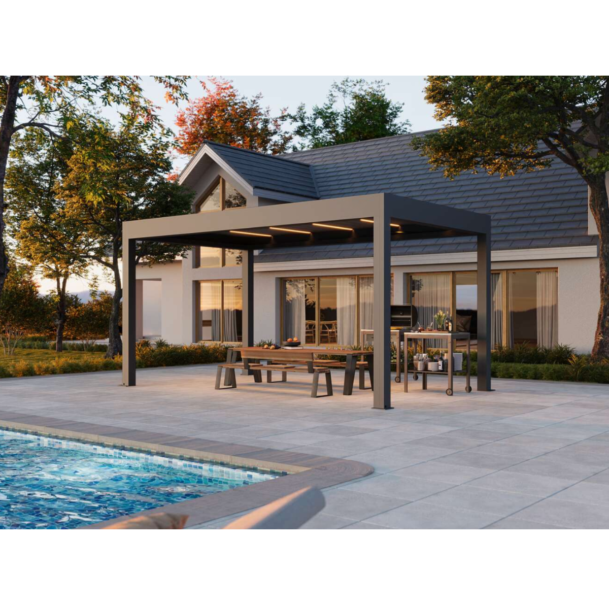 Lamellen Pergola Premium