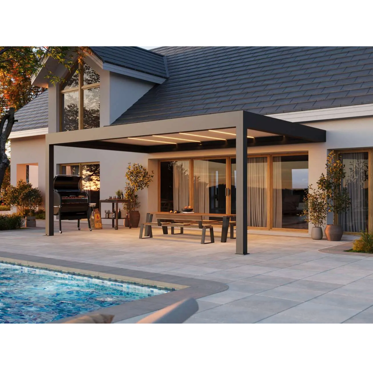 Lamellen Pergola Premium