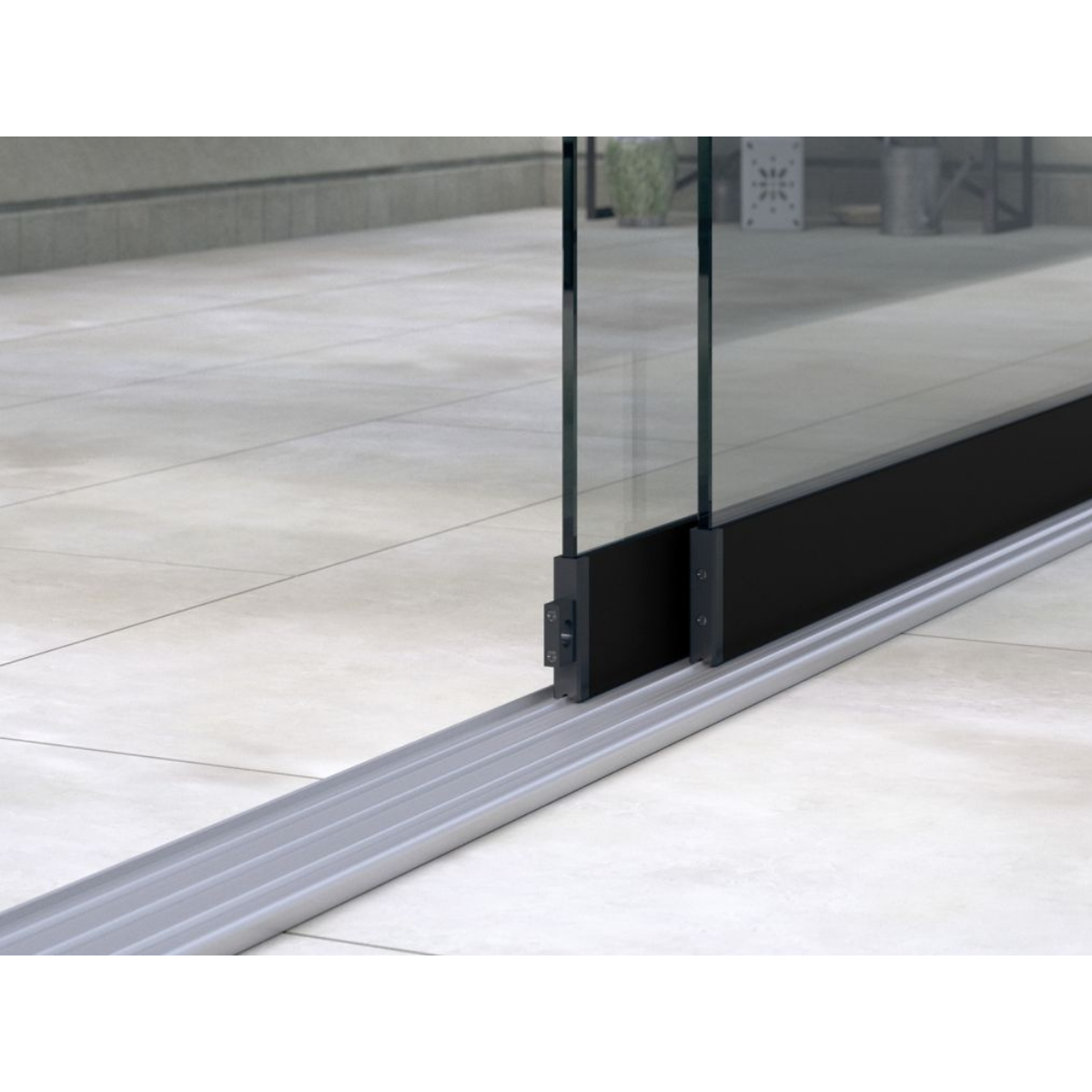 Profiline Ganzglasschiebeanlage (2 und 3 spurig)