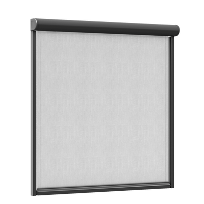 Varisol F100 - Schlanke Senkrechtmarkise mit Seil oder Schiene