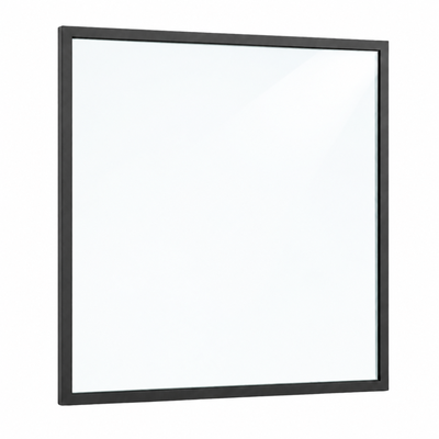 Festelement (Seitenwand) 1-teilig, ohne Sprosse in Anthrazit (RAL 7016), mit 8 mm Klarglas