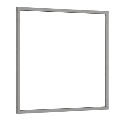 Festelement (Seitenwand) 1-teilig, ohne Sprosse in Graualuminium (RAL 9007), ohne Glas