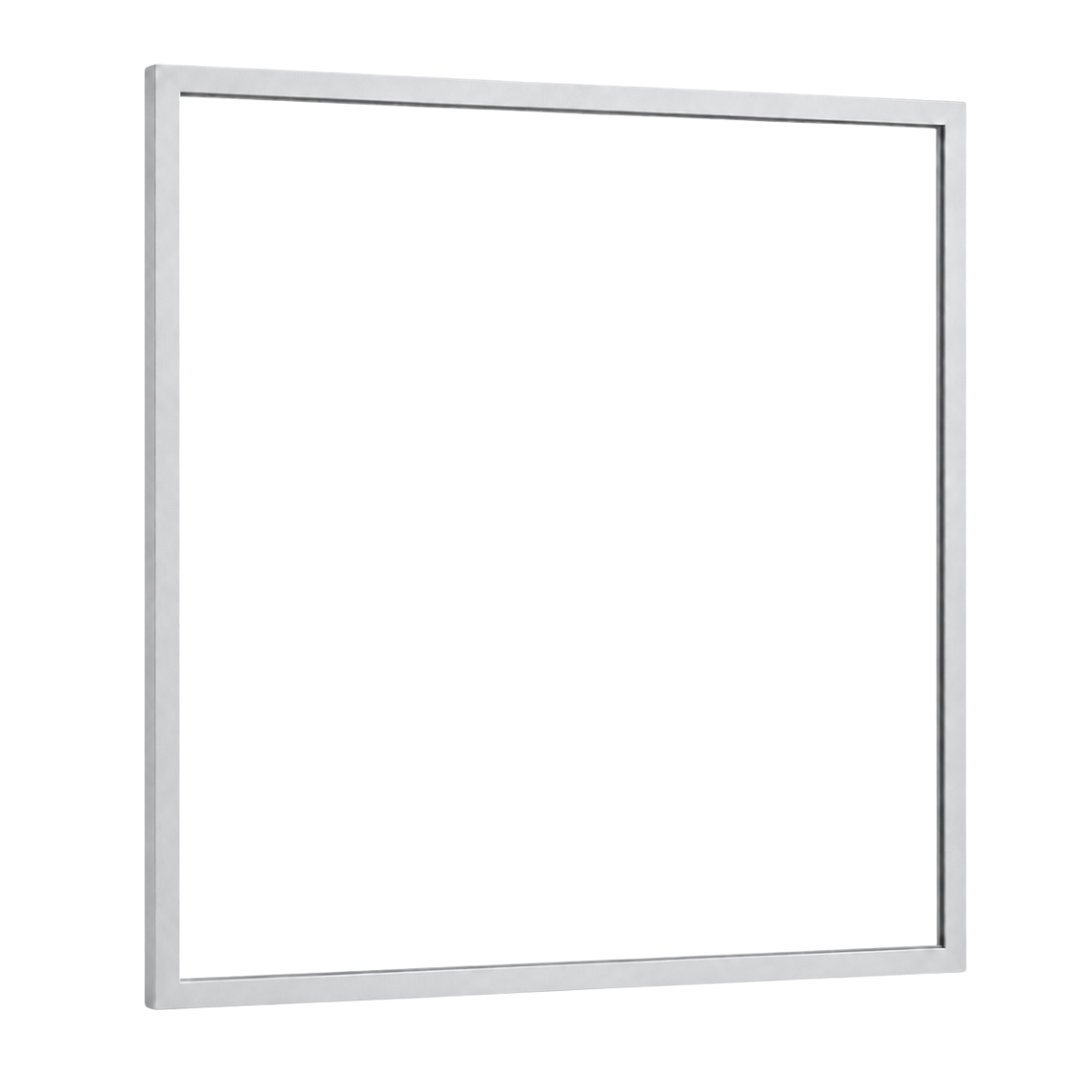 Festelement (Seitenwand) 1-teilig, ohne Sprosse in Weißaluminium (RAL 9006), ohne Glas