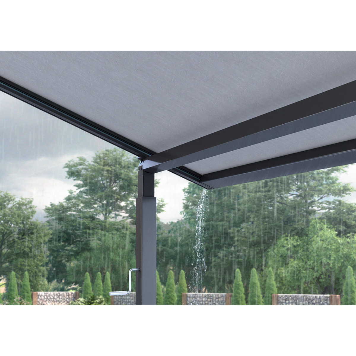 Varisol P550 - Grosse Pergolamarkise mit ZIP