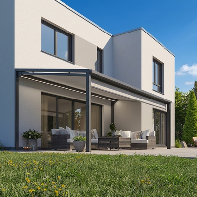 Varisol T370 B MIT ZIP - Kubische Terrassendachmarkise mit ZIP - Maximale Flexibilität im kubischen Design