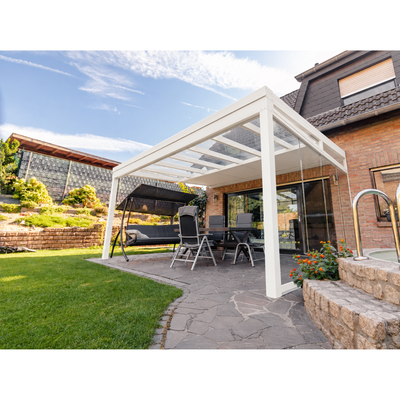 Terrassendach Classic – mit 16 mm Polycarbonat Eindeckung (Breite 1000–6000 mm)