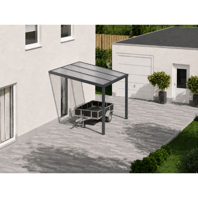 Carport mit Polycarbonat Dach | Aluminium
