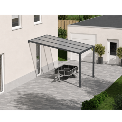 Carport mit Polycarbonat Dach | Aluminium