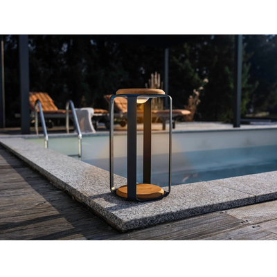 Lamellen Pergola Everglow Lampe