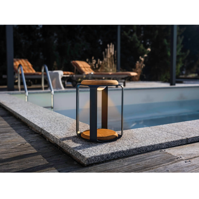 Lamellen Pergola Everglow Lampe