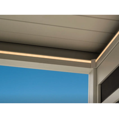 Lamellen Pergola LED Beleuchtung