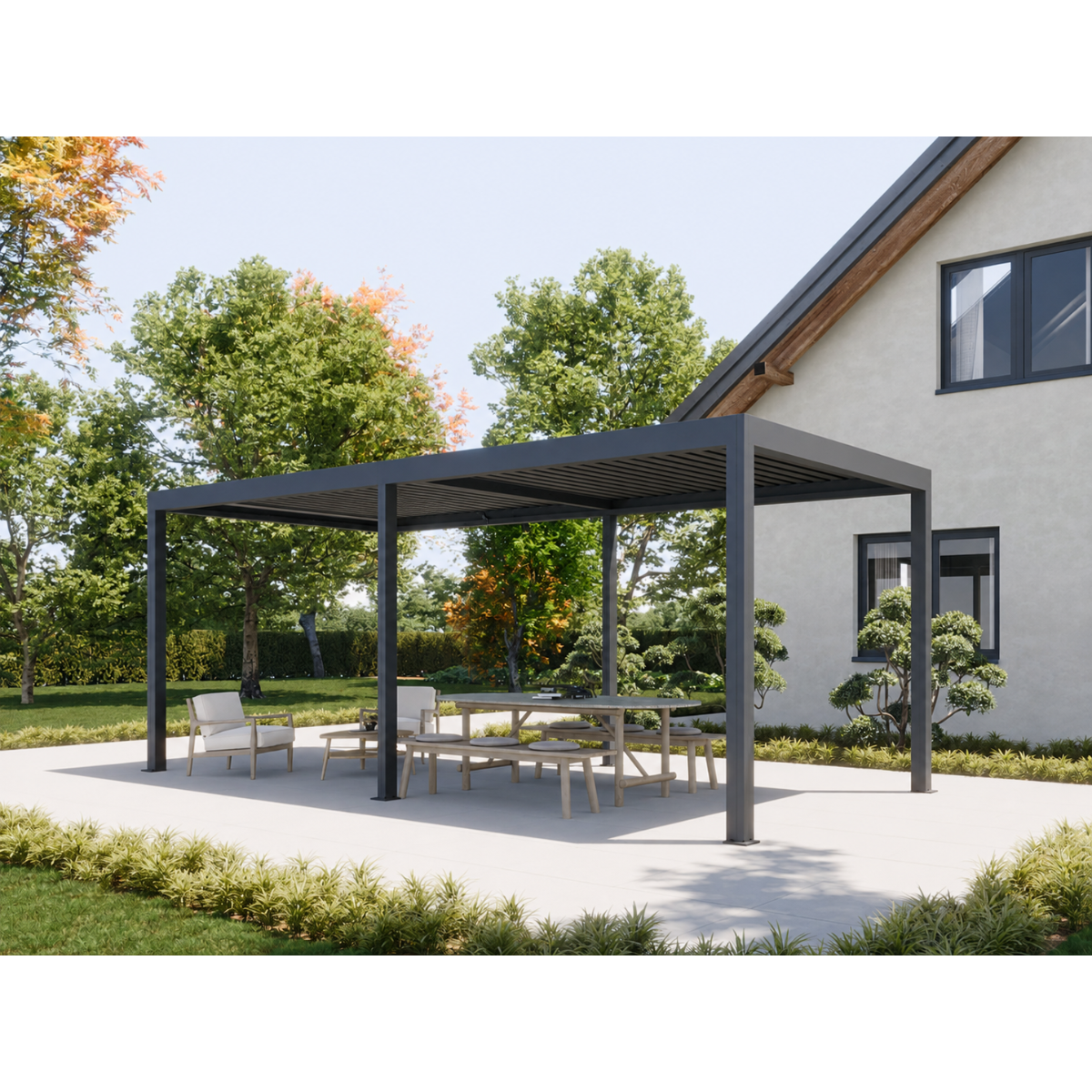 Lamellen Pergola
