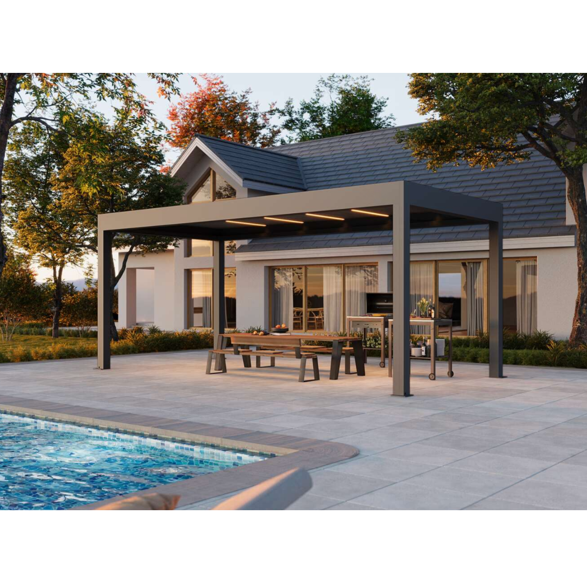 Lamellen Pergola Premium
