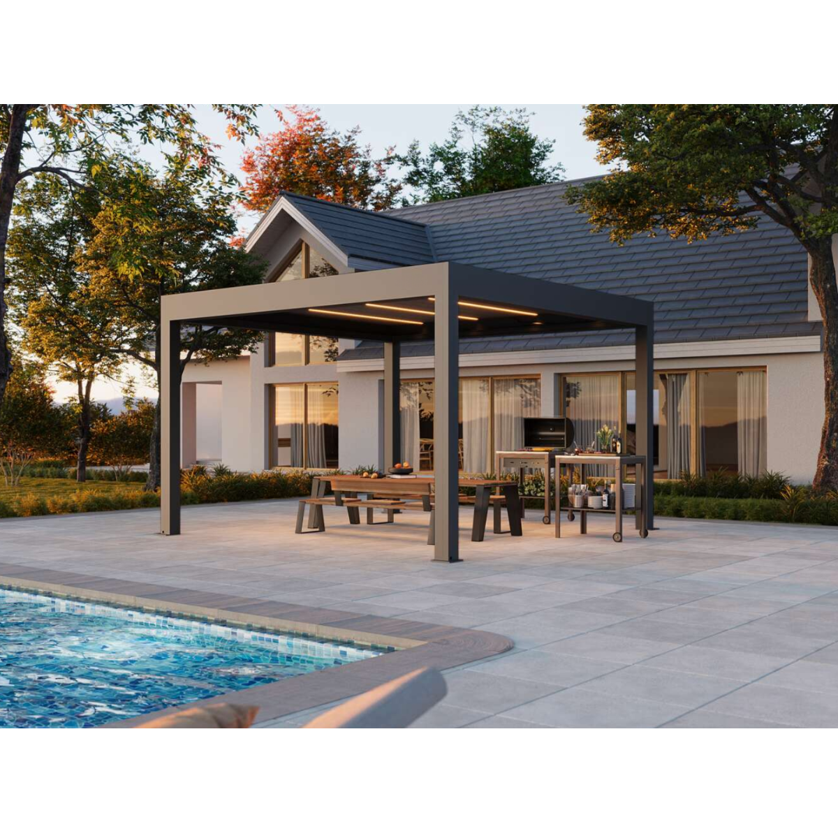 Lamellen Pergola Premium