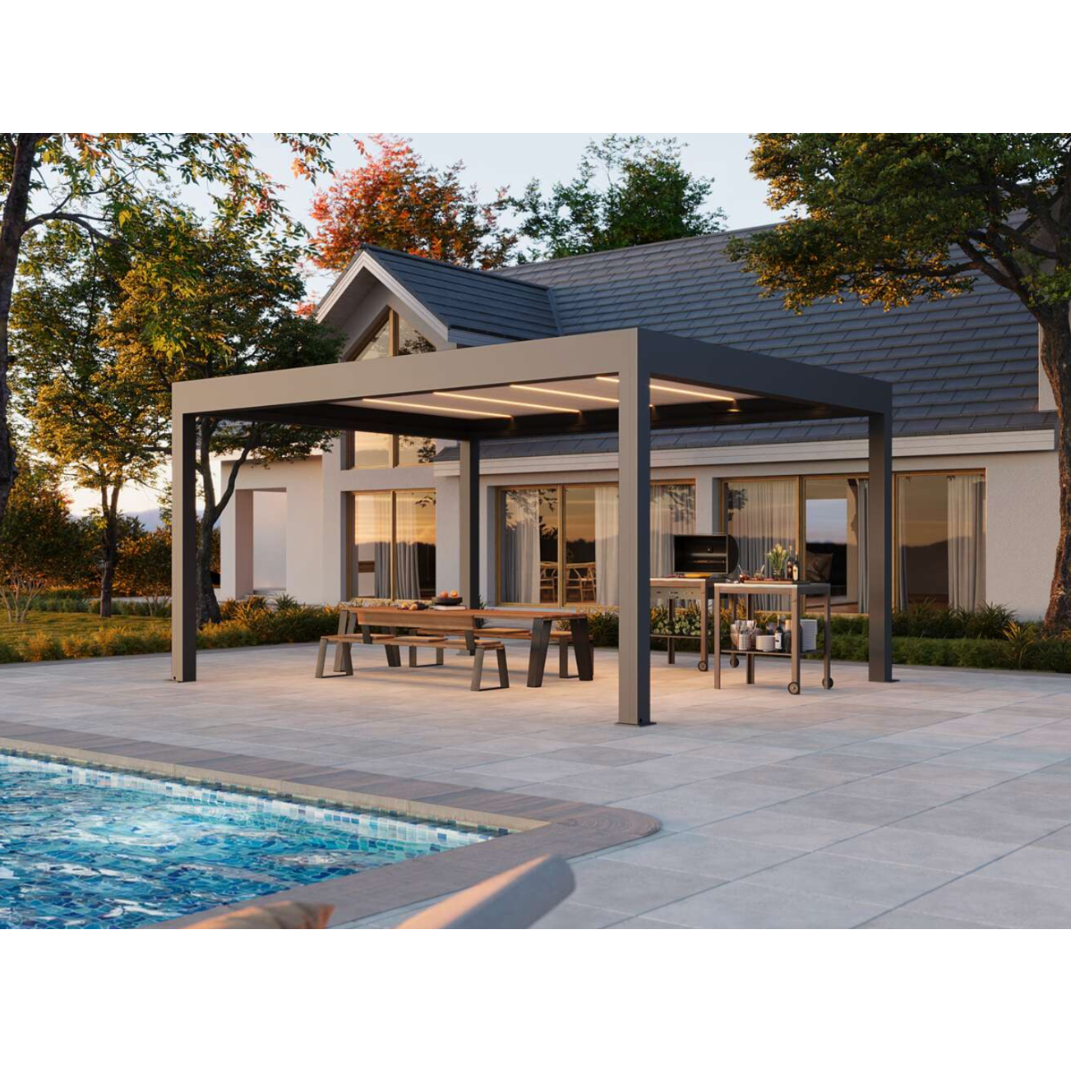 Lamellen Pergola Premium