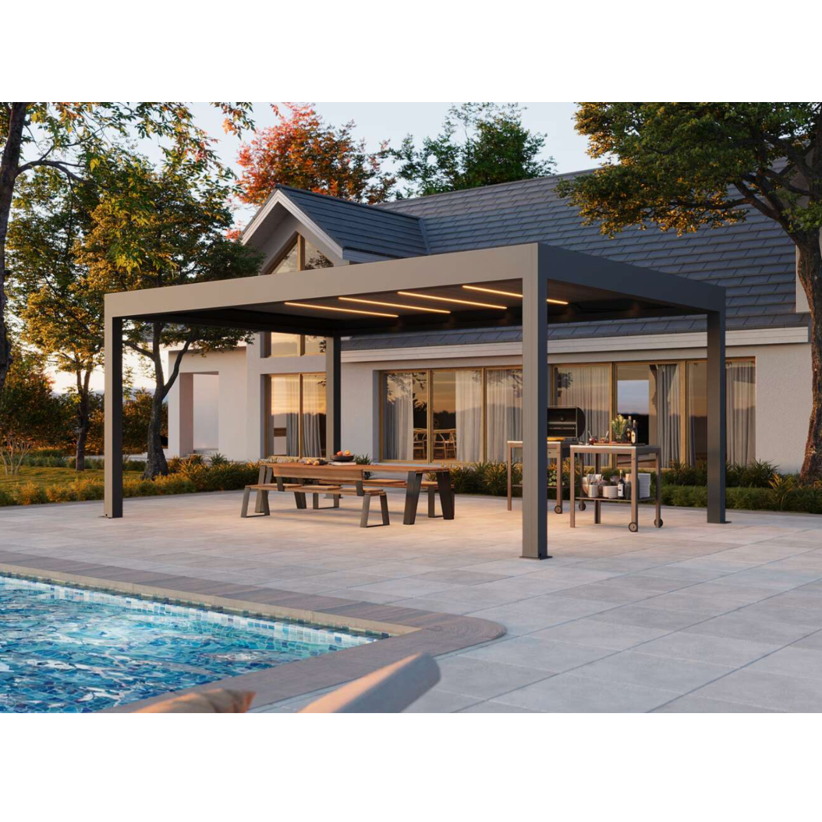 Lamellen Pergola Premium